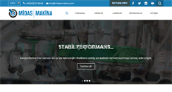 Desktop Screenshot of midasmakina.com